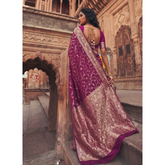 Generic Women's Art Silk Printed Saree With Unstitched Blouse 5.5Mtr (Wine) Generic Women's Art Silk Printed Saree With Unstitched Blouse 5.5Mtr (Wine)