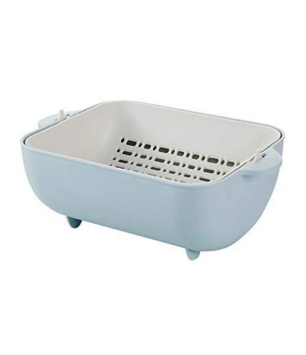 Generic Pack Of 2_Multi-Purpose Kitchen Basket – Ideal for Straining, Sieving, Washing And Holding Fruits or Foods (Color: Assorted )