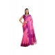 Generic Women's Raw_Silk Woven Saree With Unstitched Blouse 5.5Mtr (Pink)