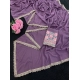 Generic Women's Georgette Embellished Saree With Unstitched Blouse 5.5Mtr (Purple) Generic Women's Georgette Embellished Saree With Unstitched Blouse 5.5Mtr (Purple)
