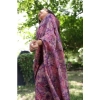 Generic Women's Faux_Tussar_Silk Abstract_Print Saree With Unstitched Blouse 5.5Mtr (Purple)