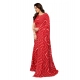 Generic Women's Georgette Printed Saree With Unstitched Blouse 5.5Mtr (Red) Generic Women's Georgette Printed Saree With Unstitched Blouse 5.5Mtr (Red)