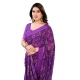 Generic Women's Georgette Printed Saree With Unstitched Blouse 5.5Mtr (Purple) Generic Women's Georgette Printed Saree With Unstitched Blouse 5.5Mtr (Purple)
