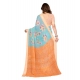 Generic Women's Georgette Printed Saree With Unstitched Blouse 5.5Mtr (Light Blue) Generic Women's Georgette Printed Saree With Unstitched Blouse 5.5Mtr (Light Blue)