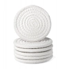 Generic Cotton Rope Drink Coasters 6 Pcs Set (White)