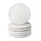 Generic Cotton Rope Drink Coasters 6 Pcs Set (White)