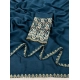 Generic Women's Chiffon Embroidered Saree With Unstitched Blouse 5.5Mtr (Teal) Generic Women's Chiffon Embroidered Saree With Unstitched Blouse 5.5Mtr (Teal)