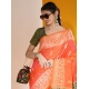 Generic Women's Raw_Silk Woven_Motif Saree With Unstitched Blouse 5.5Mtr (Orange) Generic Women's Raw_Silk Woven_Motif Saree With Unstitched Blouse 5.5Mtr (Orange)