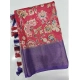 Generic Women's Cotton Silk Floral Printed Saree With Unstitched Blouse 5.5Mtr (Pink-Purple) Generic Women's Cotton Silk Floral Printed Saree With Unstitched Blouse 5.5Mtr (Pink-Purple)