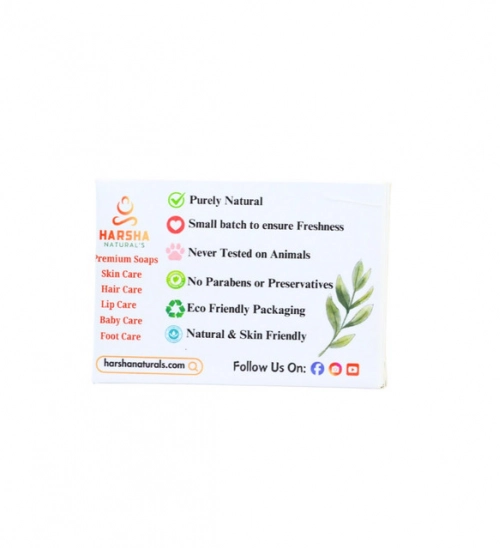 Generic Pack Of_2 Harsha Naturals - Lemon Soap (100GM)