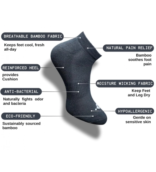 Generic 3_Pair Set Unisex Casual Cotton Printed Low Cut Socks (Multicolor)