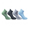 Generic 4_Pair Set Unisex Casual Cotton Printed Ankle Length Socks (Multicolor)