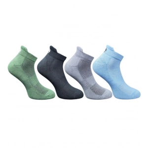 Generic 4_Pair Set Unisex Casual Cotton Printed Ankle Length Socks (Multicolor)