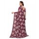 Generic Women's Georgette Printed Saree With Unstitched Blouse 5.5Mtr (Brown) Generic Women's Georgette Printed Saree With Unstitched Blouse 5.5Mtr (Brown)