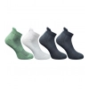 Generic 4_Pair Set Unisex Casual Cotton Printed Ankle Length Socks (Multicolor)