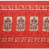 Generic Fleece Floral Printed Double Polar Warm Bedsheet with 2 Pillow Cover (Red)