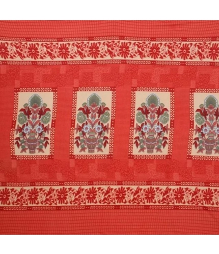Generic Fleece Floral Printed Double Polar Warm Bedsheet with 2 Pillow Cover (Red) Generic Fleece Floral Printed Double Polar Warm Bedsheet with 2 Pillow Cover (Red)