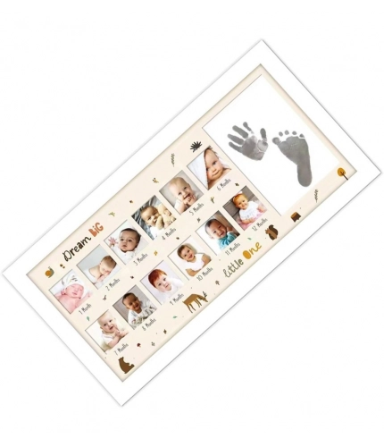 Generic Acrylic Footprint Hand Printbaby Photo Frame Ink Pad Photo Frame (Multicolor)