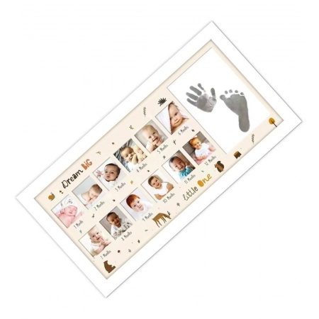 Generic Acrylic Footprint Hand Printbaby Photo Frame Ink Pad Photo Frame (Multicolor)