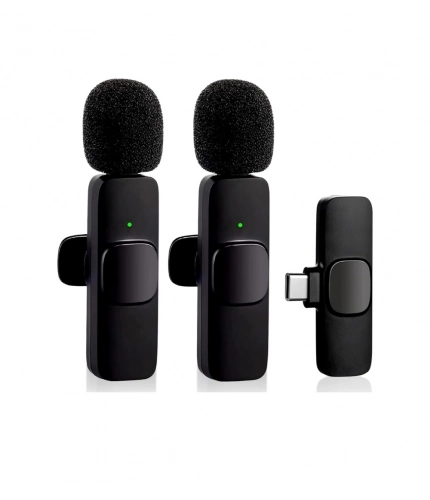 Generic Plastic K9 Microphone, Digital Mini Portable Recording Clip Mic with Receiver