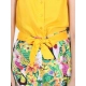 Generic Girl's Rayon Flamingo Print Sleeveless Jumpsuit (Yellow-Multicolor) Generic Girl's Rayon Flamingo Print Sleeveless Jumpsuit (Yellow-Multicolor)