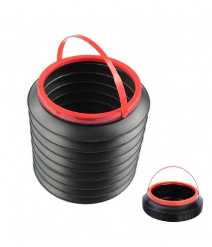 Generic Pack Of 3_Foldable Dustbin – Portable And Space-Saving Trash Container (Color: Assorted )
