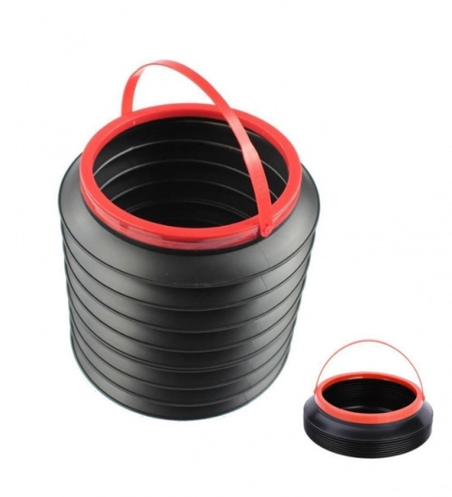 Generic Pack Of 3_Foldable Dustbin – Portable And Space-Saving Trash Container (Color: Assorted )