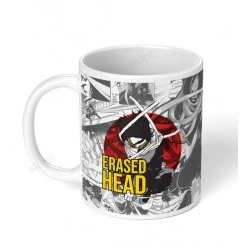 Generic Anime Erased Head Ceramic Printed Coffee Mug (White)