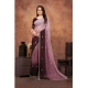 Generic Women's Chiffon Embroidred Saree With Unstitched Blouse 5.5Mtr (Beige)