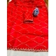 Generic Women's Slik Embellished Saree With Unstitched Blouse 5.5Mtr (Red)