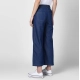 Generic Women's Denim Solid Elasticated Trousers (Blue) Generic Women's Denim Solid Elasticated Trousers (Blue)
