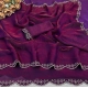 Generic Women's Satin Embellished Saree With Unstitched Blouse 5.5Mtr (Wine) Generic Women's Satin Embellished Saree With Unstitched Blouse 5.5Mtr (Wine)