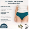 Generic Pack of_6 Women's Cotton Solid Hipster Panty (Multicolor)