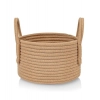 Generic Cotton Pack Of_1 Basket 7x5 Inch Storage Basket For Clothes (Beige) Generic Cotton Pack Of_1 Basket 7x5 Inch Storage Basket For Clothes (Beige)