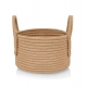Generic Cotton Pack Of_1 Basket 7x5 Inch Storage Basket For Clothes (Beige) Generic Cotton Pack Of_1 Basket 7x5 Inch Storage Basket For Clothes (Beige)