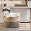 Generic Cotton Pack Of_1 16x14 Inch Storage Basket For Clothes With Out Lid (Beige-Beige-Black) Generic Cotton Pack Of_1 16x14 Inch Storage Basket For Clothes With Out Lid (Beige-Beige-Black)