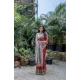 Generic Women's Faux_Tussar Geometric_Print Saree With Unstitched Blouse 5.5Mtr (Red)