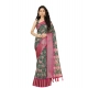 Generic Women's Cotton Silk Floral Printed Saree With Unstitched Blouse 5.5Mtr (Green) Generic Women's Cotton Silk Floral Printed Saree With Unstitched Blouse 5.5Mtr (Green)