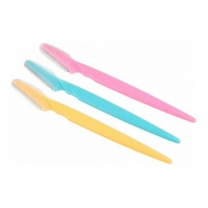 Generic Pack of 3_Facial Razor Set Eyebrow and Face Shaving Trimmer (Color: Assorted )