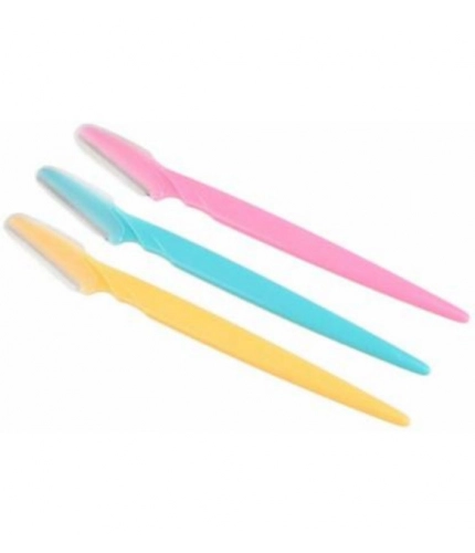 Generic Pack of 3_Facial Razor Set Eyebrow and Face Shaving Trimmer (Color: Assorted )