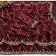 Generic Women's Slik Embellished Saree With Unstitched Blouse 5.5Mtr (Maroon)