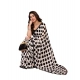 Generic Women's Georgette Printed Saree With Unstitched Blouse 5.5Mtr (Black) Generic Women's Georgette Printed Saree With Unstitched Blouse 5.5Mtr (Black)