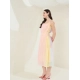 Generic Women's Georgette Ombre Sleeveless Dress (Peach) Generic Women's Georgette Ombre Sleeveless Dress (Peach)
