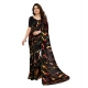 Generic Women's Georgette Printed Saree With Unstitched Blouse 5.5Mtr (Black) Generic Women's Georgette Printed Saree With Unstitched Blouse 5.5Mtr (Black)