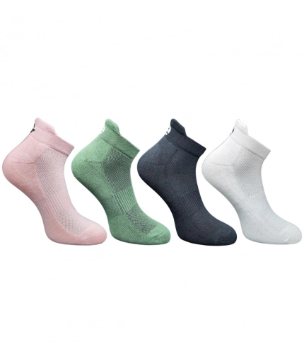 Generic 4_Pair Set Unisex Casual Cotton Printed Ankle Length Socks (Multicolor)