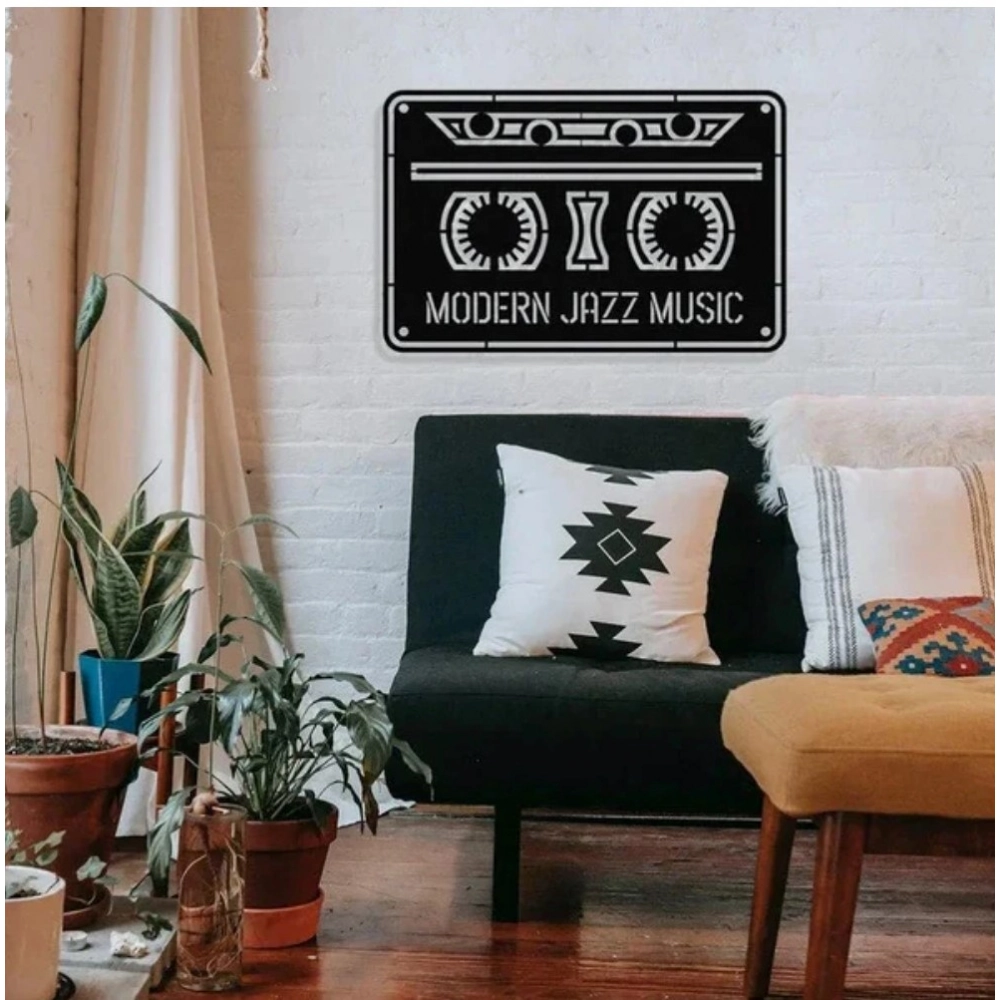 Generic Retro Groove Music Cassette Wooden Wall Decor