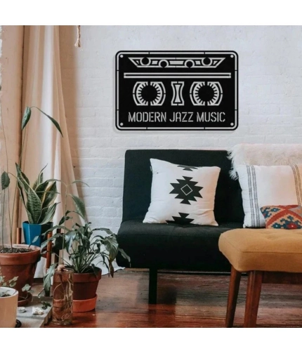 Generic Retro Groove Music Cassette Wooden Wall Decor