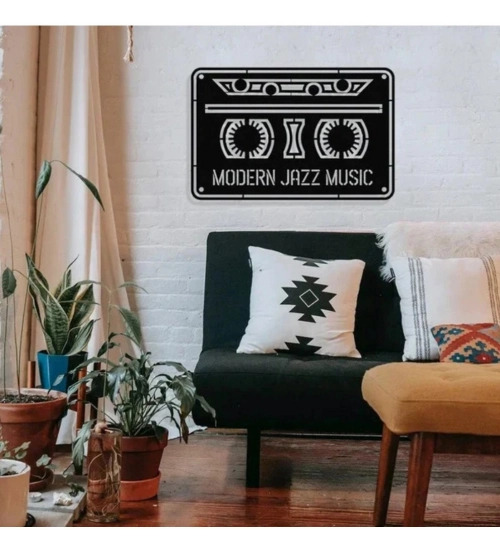Generic Retro Groove Music Cassette Wooden Wall Decor