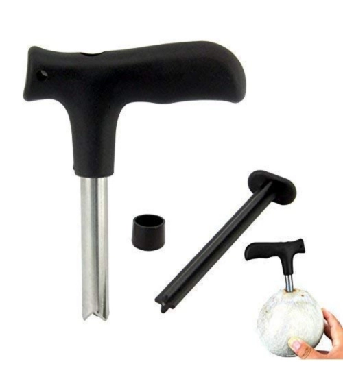 Generic Pack Of 2_Coconut Opener – Easy And Safe Coconut Cutting Tool (Color: Assorted )
