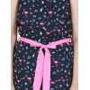 Generic Girl's Rayon Flamingo Print Sleeveless Jumpsuit (Black-Pink) Generic Girl's Rayon Flamingo Print Sleeveless Jumpsuit (Black-Pink)